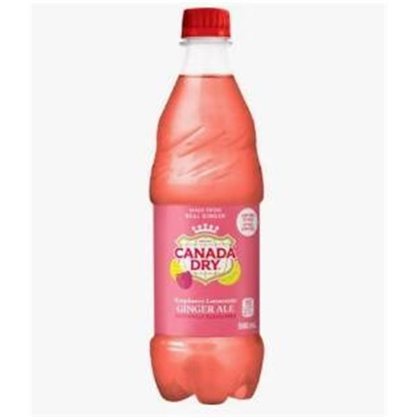 Canada Dry Cranberry Ginger Ale, 500mL Bottles, Pack of 24