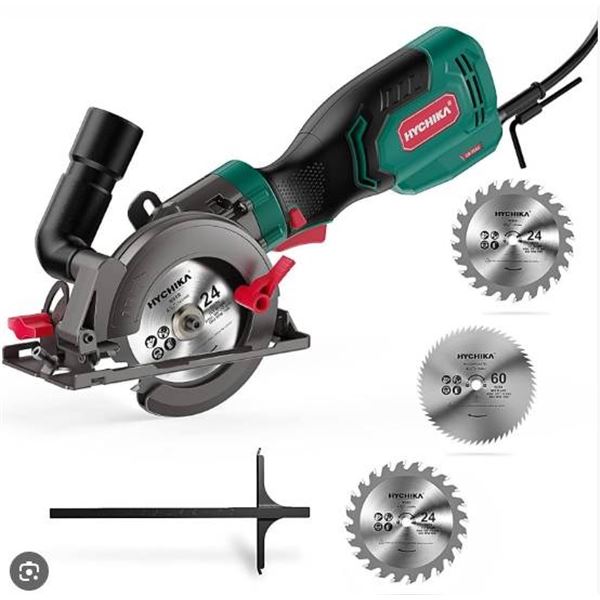 Hitachiya Mini Circular Saw MYK-CSS-24105, 3500 RPM, 120V/60Hz