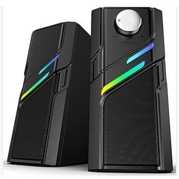 Lenrue E66 USB Computer Speakers With Touch Lights and Volume Knob