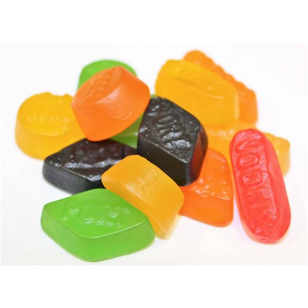 3 kg Bag of Assorted Gummy Candy with Nutritional Information