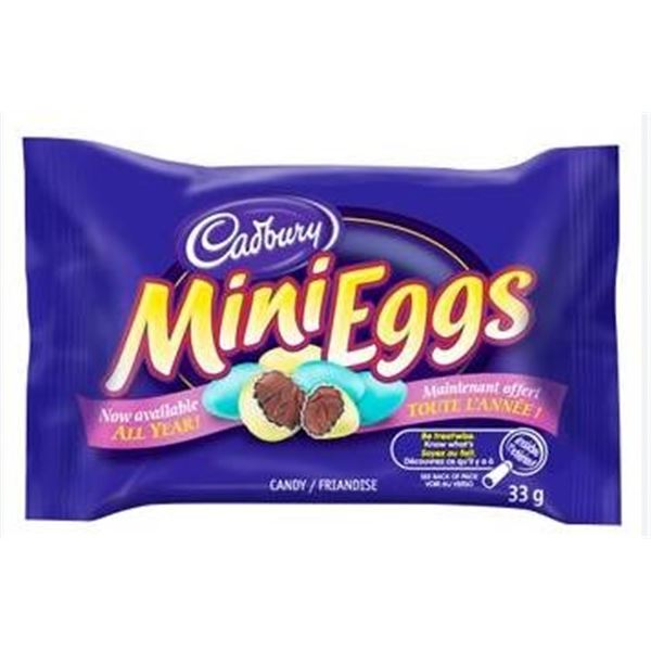 Cadbury Mini Eggs 48 Packs of 33g Each