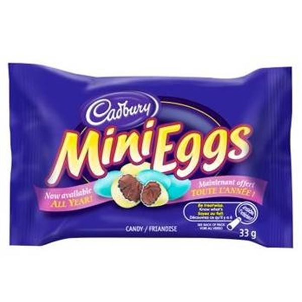 Cadbury Mini Eggs 48 Packs of 33g Each