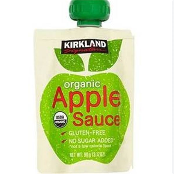 Kirkland Apple Snack 24 Pouches 90 g Each