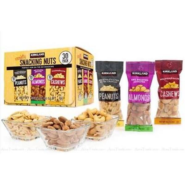Kirkland Snacking Nuts Assortment 1.36 Kg with 30 Sachets