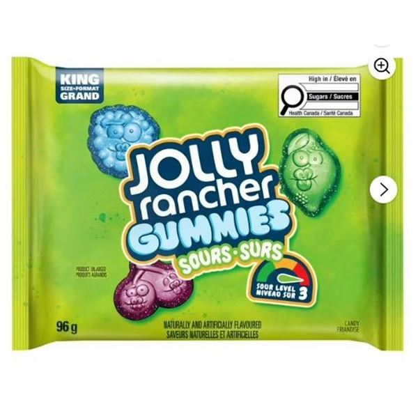 Jolly Rancher Gummies Sours 12-Pack 96g Per Unit