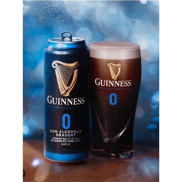 3 – Guinness Non-Alcoholic Draught Beer 12x440ml