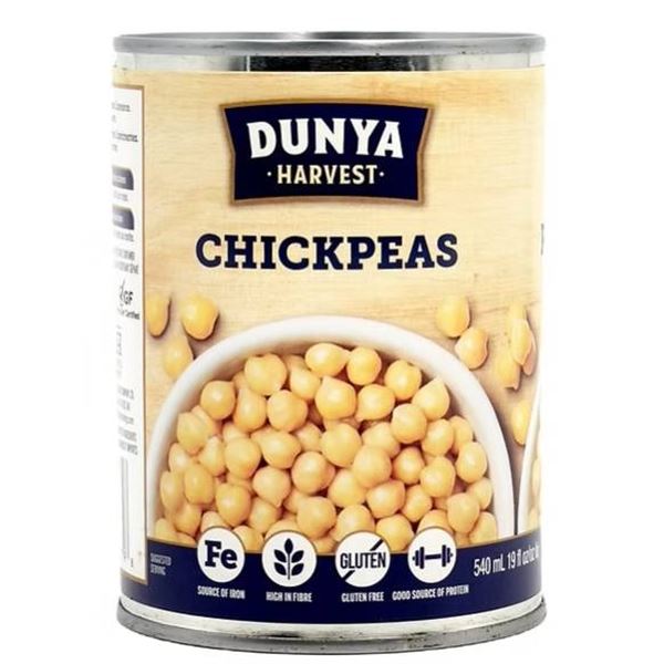 Dunya Harvest Organic Chickpeas 8 x 540ml