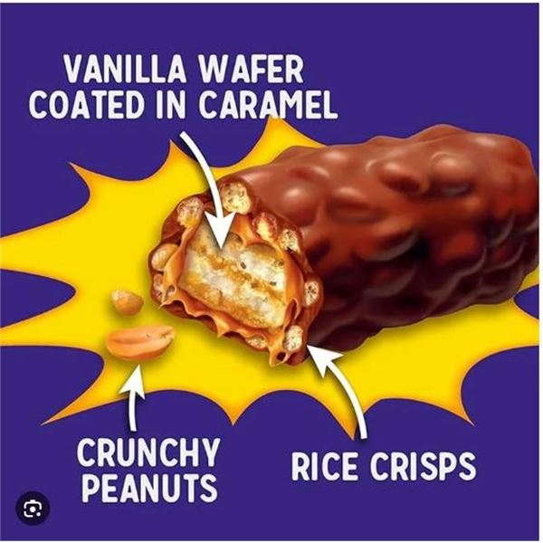 Cadbury Mr. Big Candy Bars – 24 Pieces, 90g Each