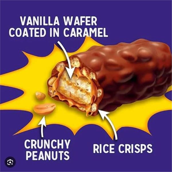 Cadbury Mr. Big Candy Bars – 24 Pieces, 90g Each