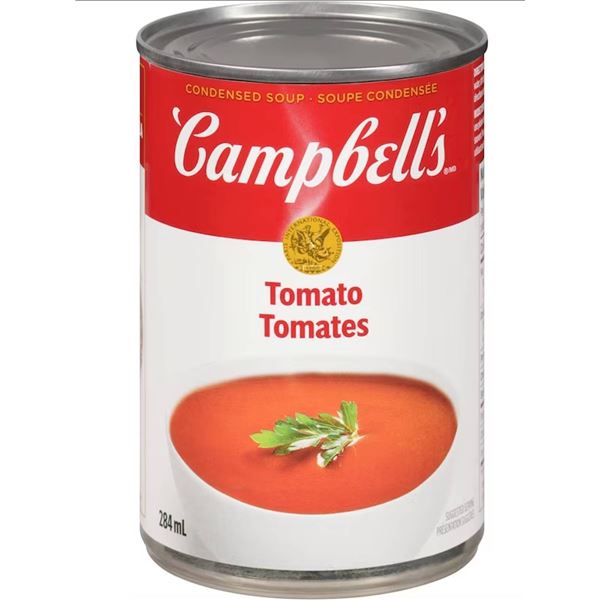 24 Cans of Campbell’s Tomato Condensed Soup, 284 mL Each