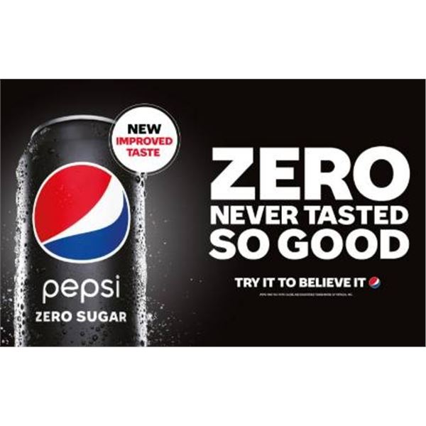 Pepsi Zero Sugar 32-Pack 355 mL Cans