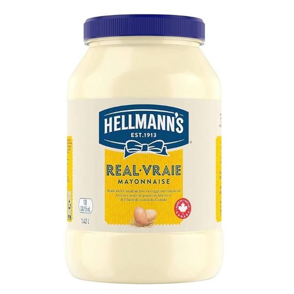 Hellmann’s Real Mayonnaise 2.84 L Jar, Est. 1913