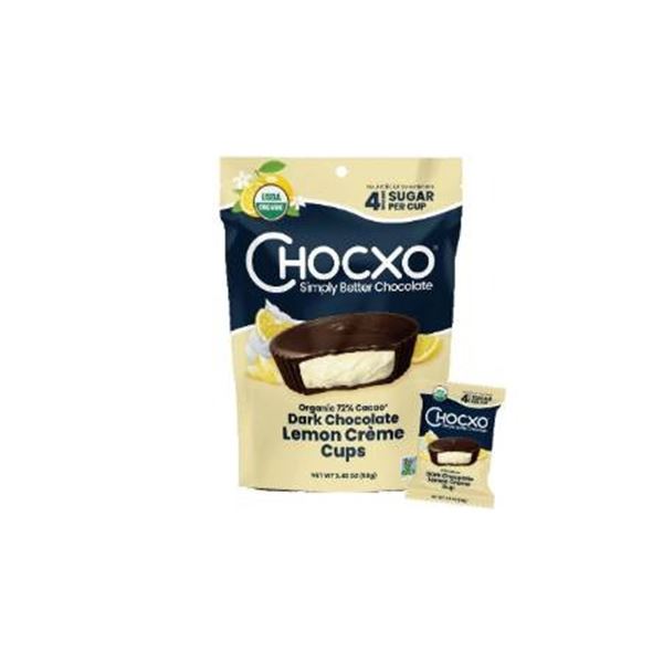 Chocxo Dark Chocolate Lemon Creme Cups 420g