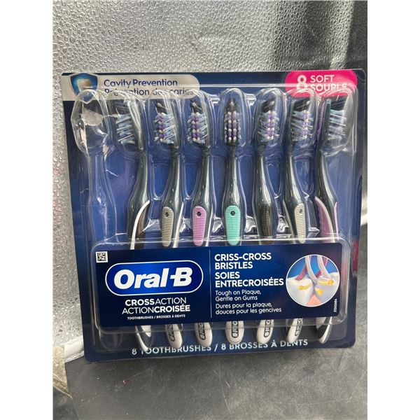 Oral-B CrossAction 7 Soft Toothbrushes with Criss-Cross Bristles