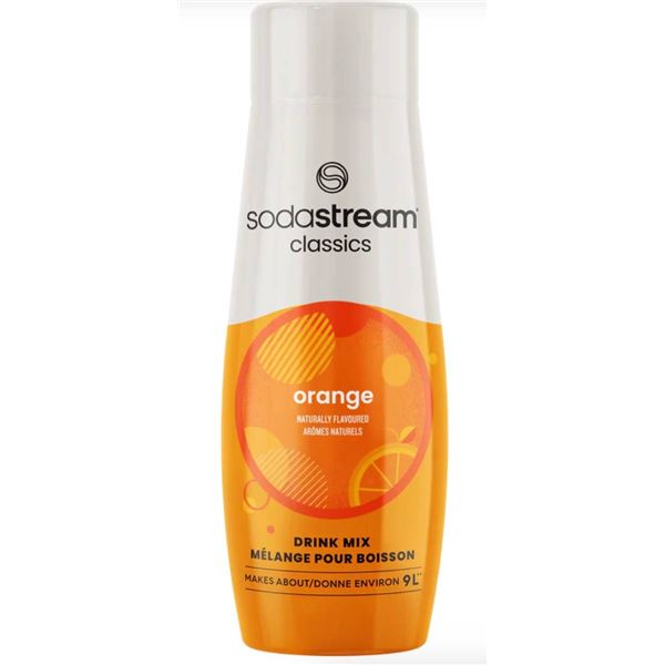 SodaStream Classics Orange Drink Mix Pair – 440 mL Each x 2