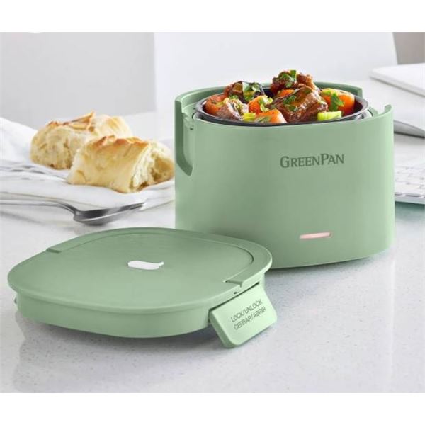 GreenPan Electric Personal Cooker With Locking Lid
