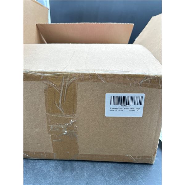 Rinweey Green Ceramic Table Lamps, Model TD-RW-234
