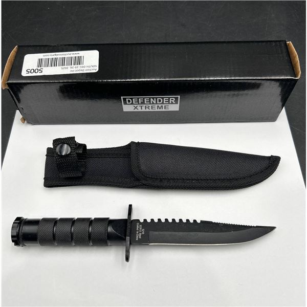 Defender Xtreme Tactical Knife with 3CR13 Steel, Model 5218