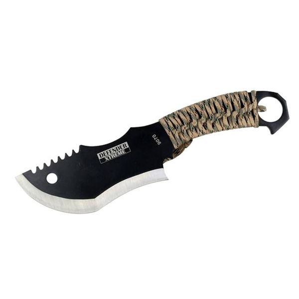 10.5″ Defender Xtreme Hunting Knife Full Tang with Camo Nylon Wrapped Handle