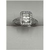 Image 1 : $1450 APPRASIED 2.00 CARAT HALO SHANK STYLE RING