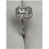 Image 2 : $1450 APPRASIED 2.00 CARAT HALO SHANK STYLE RING