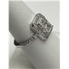 Image 3 : $1450 APPRASIED 2.00 CARAT HALO SHANK STYLE RING