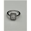 Image 4 : $1450 APPRASIED 2.00 CARAT HALO SHANK STYLE RING