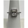 Image 5 : $1450 APPRASIED 2.00 CARAT HALO SHANK STYLE RING
