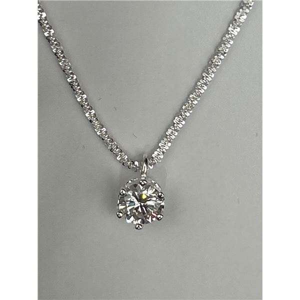 $965 APPRAISED 1.00 CARAT BRILLIANT CUT SOLITAIRE PENDANT