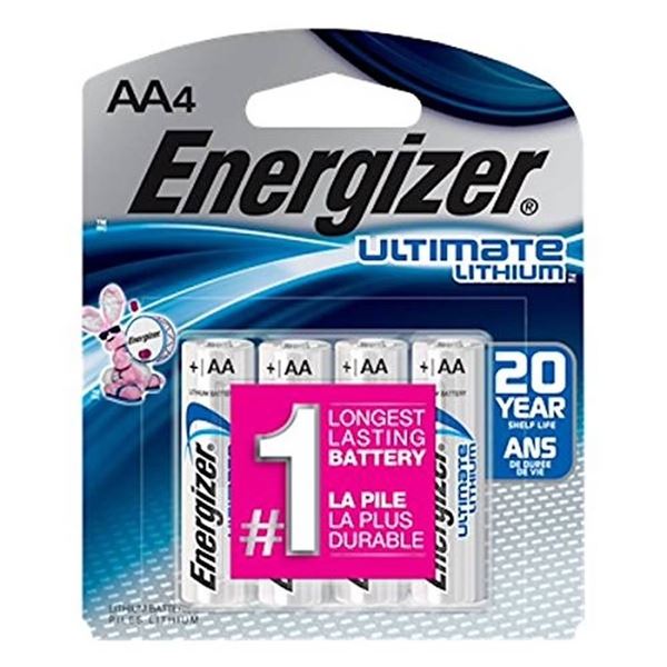 Energizer AA4 Ultimate Lithium Batteries 4 x 4 Packs