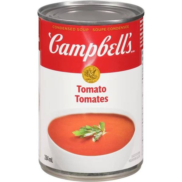 Campbell’s Condensed Tomato Soup, 24-Can Pack, 284 ml Each