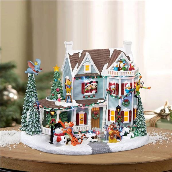 Disney Animated Holiday House With Lights and Music