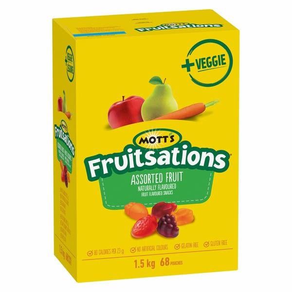 Mott’s Fruitsations Assorted Fruit with Veggie 1.5 kg Pack