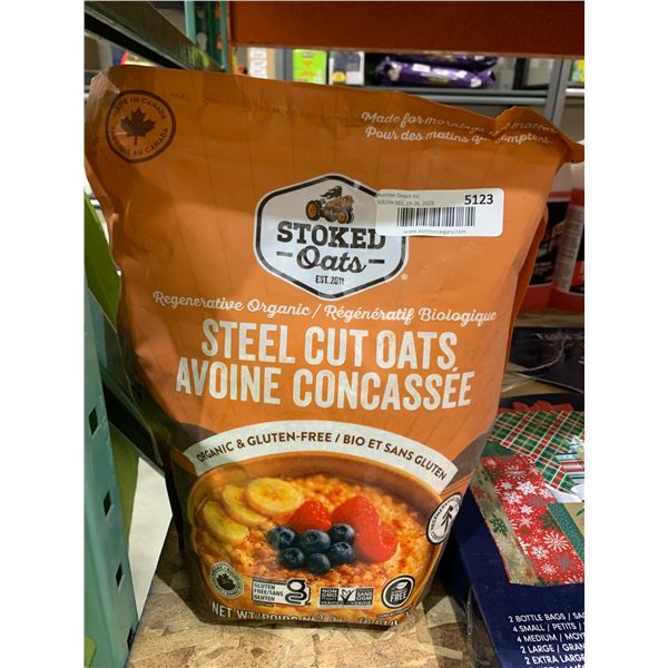Stoked Oats Steel Cut Oats Organic Gluten-Free 1.33 kg
