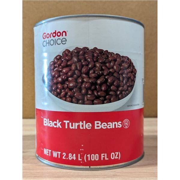 Gordon Choice Black Turtle Beans 6/100 oz Cans