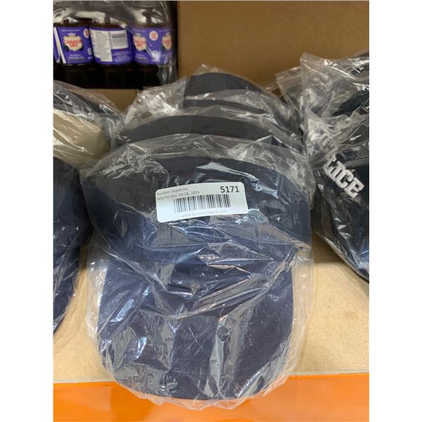 4 Blue Caps with Numeric Sticker Identifier 5171