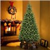 Image 1 : 7.5 Ft Artificial Christmas Tree with Multi-Color LED Lights