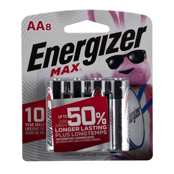 Energizer AA MAX Alkaline Batteries, 3 x 8-Pack