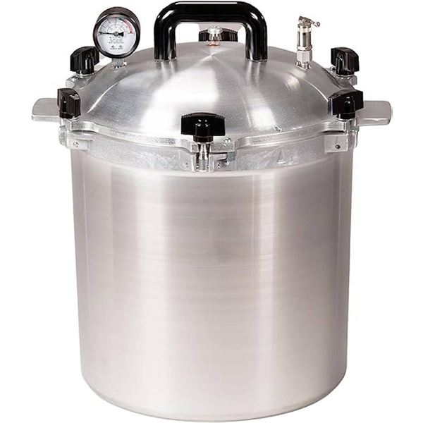 All American Model 921 Heavy Cast Aluminum Pressure Canner/Cooker, 21.5 Quart
