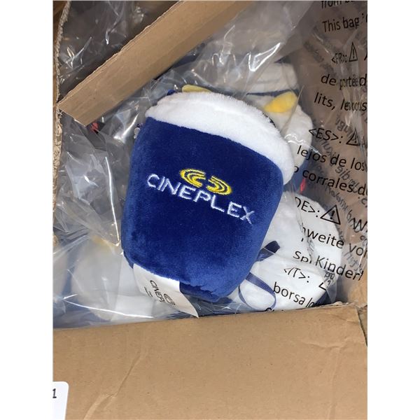 Cineplex Branded Plush Toy Featuring Popcorn Character