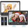 Image 1 : Dual 10-Inch HD Screen Vehicle Headrest Entertainment System