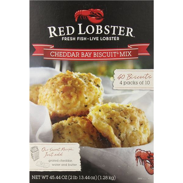 Red Lobster Cheddar Bay Biscuit Mix, 1.28 kg, 4 Pouches