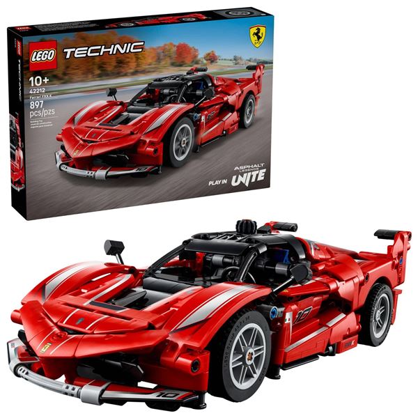 LEGO Technic Ferrari 488 GTE Model 42125 with 897 Pieces