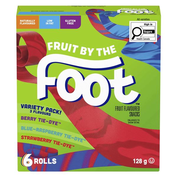 Fruit By The Foot 44 Rolls Variety Pack With 3 Flavors, 937 g