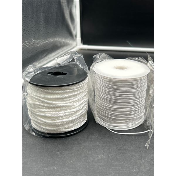 Lot of PH PandaHall 3mm and 1mm Rolls of Braided Cord for Outdoor Activities and DIY Projects