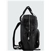 Image 1 : Black Backpack with Zipper Compartments and Adjustable Straps