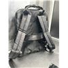 Image 4 : Black Backpack with Zipper Compartments and Adjustable Straps