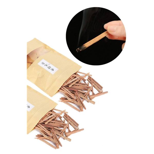 Sandalwood Incense Sticks, Wood Fragrance, 2 Packs for Yoga Meditation Prayer and Relaxation, Aromat