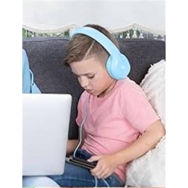 Sonitum Over-Ear Wired Headphones in Blue