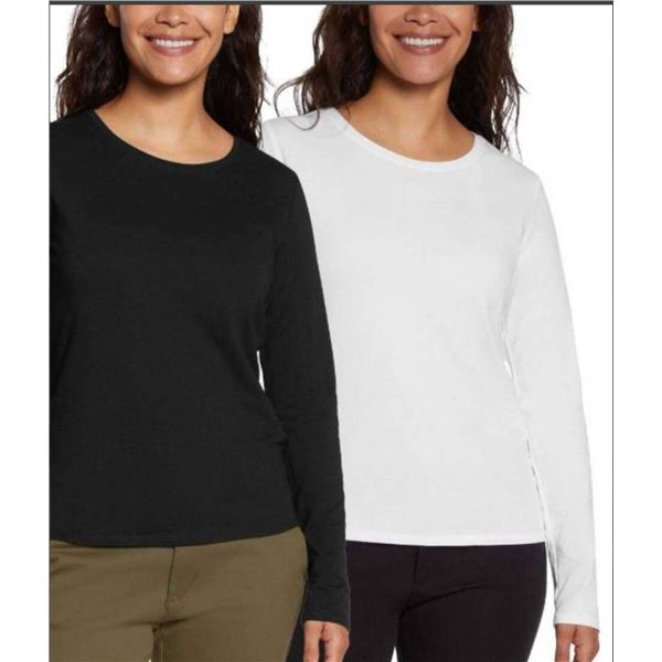Banana Republic 2-Pack Long Sleeve Rib T-Shirts in Size S/P